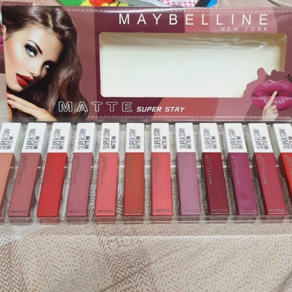 Maybelline lipstick set of 12