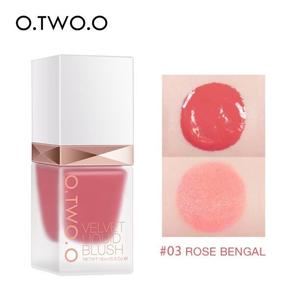 O.TWO.O Liquid Blush – Shade 03 | Long-Lasting Natural Glow